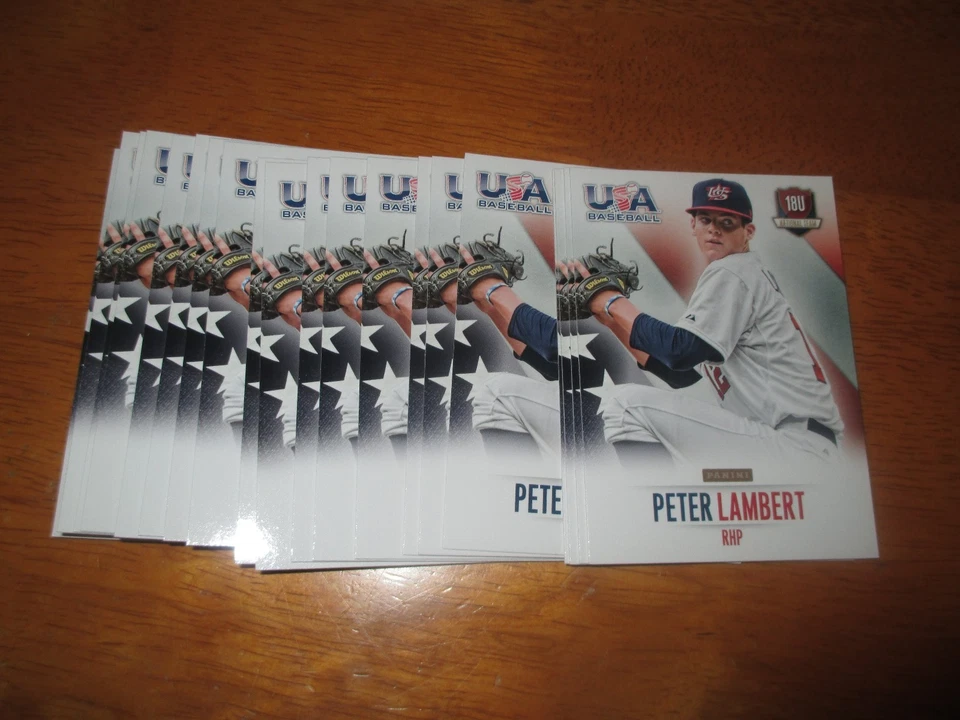 Lot (10) Card #40 PETER LAMBERT Rockies 2014 Panini USA Baseball Box Set QTY - Image 1 of 1
