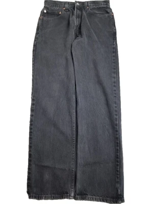 Vtg Levis 505 Jeans Mens 30x30 Black Dark Faded Straight Retro Tag 32x30 Y2K '03 - Image 1 of 4