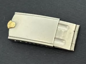 Original Vintage Clasp Rolex USA Jubilee 14k Gold & Stainless 19 & 20mm bracelet - Picture 1 of 8