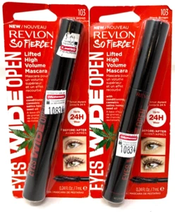 (2) Revlon So Fierce! Lifted High Volume Mascara Sealed 103 - Black Brown - Picture 1 of 3