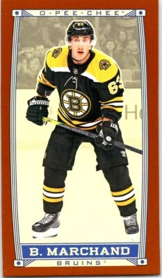 2019-20 O-Pee-Chee Caramel Minis Border Brad Marchand #C-24 - Image 1 of 2