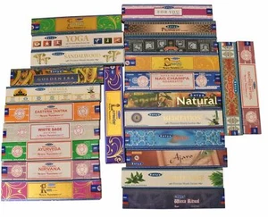 Satya Midnight Incense Sticks Natural Fragrances Masala AGARBATTI 15g x12 Pack - Picture 1 of 4