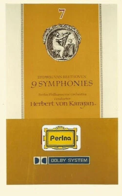 Ludwig Van Beethoven - Karajan - Symphony No. 7 - Cassette - Image 1 of 4