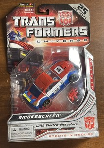 Transformers Universe Autobot SMOKESCREEN Deluxe Class - 25th Anniversary Issue!