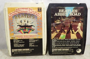 Vintage Beatles Abbey Road & Magical Mystery Tour 8-Track Tapes - Picture 1 of 3