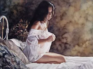 Steve Hanks, ""Second Thoughts", 2 opciones: offset o impresión digital, 18""h x 24""w - Imagen 1 de 3