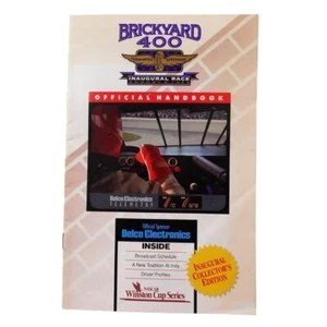 Brickyard 400 1999 Eröffnungsrennen offizielles Handbuch Vintage NASCAR Sammlerstück - Bild 1 von 7