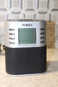 Timex Model T308S Alarm Clock With Nature Sounds Dual Alarms Chime Ocean Frog - Picture 1 of 11