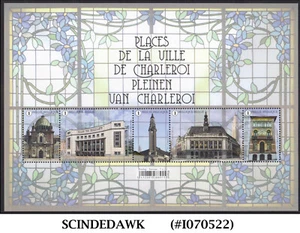 BELGIUM - 2022 VIEW OF CHARLEROI / ARCHITECTURE - MIN. SHEET MINT NH - Picture 1 of 1