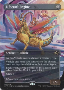 Lifecraft Engine (Borderless) 0329 NM MTG Aetherdrift Magic - Bild 1 von 2