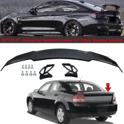 Universal GT-STYLE Rear Trunk Wing Racing Spoiler Fit For Dodge Avenger 08-14    - Image 1 of 4
