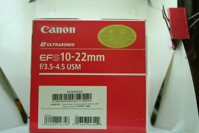 Lente Canon EF-S 10-22 mm F/3,5-4,5 USM SLR nueva  Foto 1 de 3