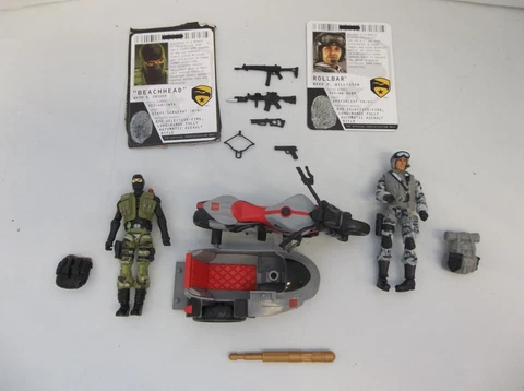 Hasbro GI Joe Vehicle SNARLER Cycle Rise Of Cobra 2009 ROLLBAR & BEACHHEAD Cover