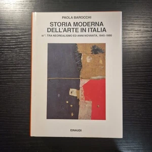 Paola Barrocchi, Storia Moderna Dell'Arte in Italia, Einaudi 1992 (Vol. III-2) - Foto 1 di 5