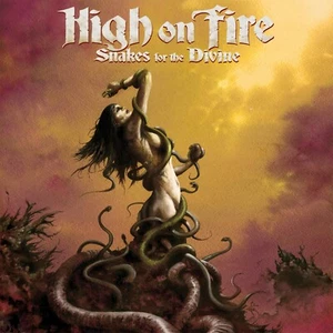 HIGH ON FIRE Snakes for the Divine BANNER HUGE 4X4 Ft Fabric Poster Flag art - Picture 1 of 3