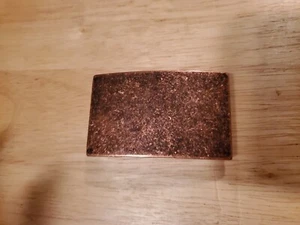 2" Belt Buckle Blank Snap On Flat Hardware Add Buckle DIY copper Shiney - Picture 1 of 6