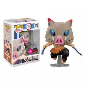 Funko Pop Inosuke Hashibira Flocked #875 Demon Slayer NEUF LIVRAISON GRATUITE - Foto 1 di 3