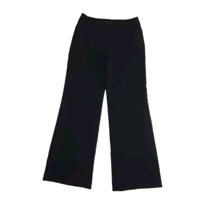 Jenne Maag Pants Womens P Small Black Wool Wide Leg Solid Career Dress Business - Image 1 of 4