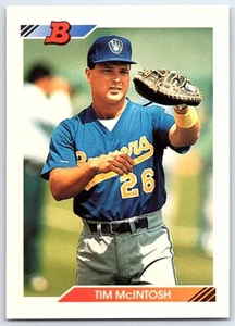 1992 Bowman Tim McIntosh Milwaukee Brewers #402 - Picture 1 of 2