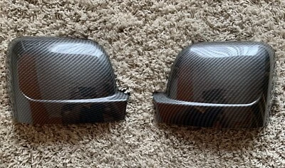 CUBIERTAS DE ESPEJO DE PUERTA EFECTO CARBONO SE ADAPTA A VAUXHALL VIVARO 2014-2019 EQUIPO COMBI DEPORTE - Imagen 1 de 3