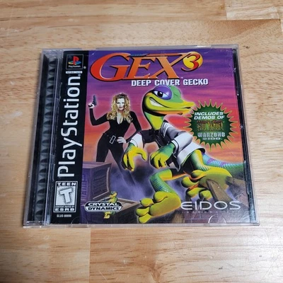 Gex 3 Deep Cover Gecko Sony PlayStation PS1 - Tested - Image 1 of 4