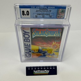SolarStriker for Nintendo Game Boy CIB CGC Graded 8.0 w/ 9.2 Cart!