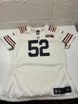 Camiseta Nike NFL Chicago Bears Khalil Mack 52 Blanca Para Hombre M Temporada 100 Foto 1 de 4