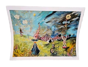 Stampa Simposio Notturno di Heather Renaux Whymsy Goth Fantasy Decorazione Circo 12x16 - Foto 1 di 6