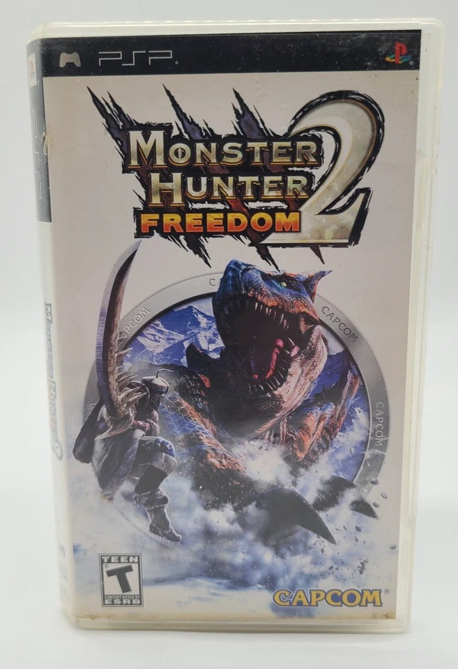 Monster Hunter Freedom 2 W/ Manual Case Sony Playstation Portable PSP Capcom - Image 1 of 4