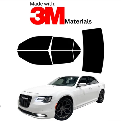 Tinte de ventana precortado para Chrysler 300 sedán 11-23 cerámica estable hecho con 3M Foto 1 de 4