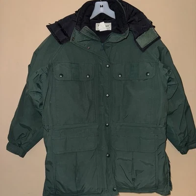 Parka de Colección LL BEAN Para Mujer Maine Wardens Relleno Gore Tex Pequeño Abrigo Verde Foto 1 de 4