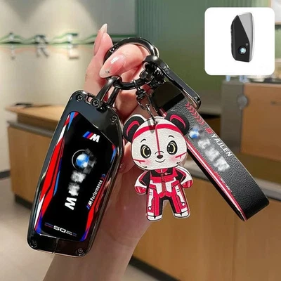 Nuevo para BMW 1 6 7 IX X6 X7 740 Carcasa Protectora de Llave Mando a Distancia Llavero Estuche Cubierta Foto 1 de 4