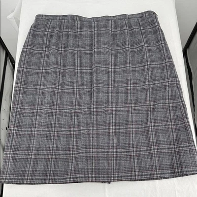 Pendelton Skirt Wm Vintage 38 (18) Wool Plaid Pencil Size Zip - Image 1 of 4