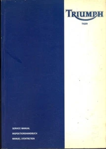 TRIUMPH TIGER 855i,TIGER T709 1999,2000 ORIGINAL FACTORY WORKSHOP MANUAL - Picture 1 of 2