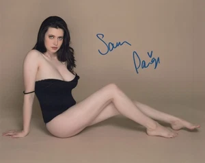 Model Samantha Paige autographed 8x10 Photo COA - Picture 1 of 4