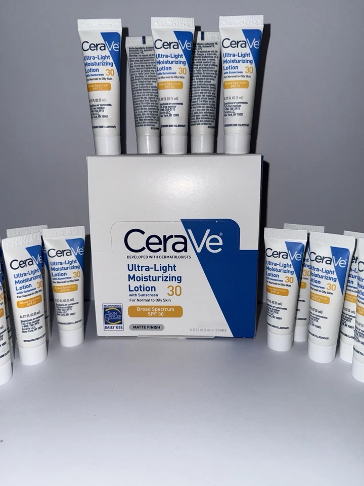 CeraVe Ultra-Light Moisturizing Lotion W Sunscreen 30SPF Matte Finish 2.55 Fl Oz - Image 1 of 4