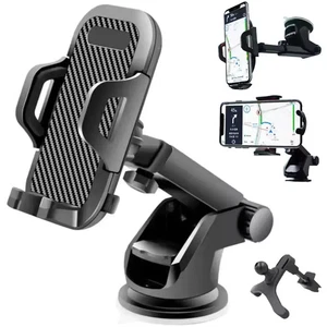 Support Téléphone Voiture Support Téléphone Portable Support Voiture 2en1 Bureau Tableau de Bord - Photo 1 sur 7