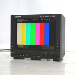 LEADER LV-5380 Waveform Monitor HD/SD 8.4in W/ Cable USED - Picture 1 of 10