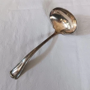 1847 Rogers Bros Cromwell Saucenkelle Silber Teller  - Bild 1 von 5