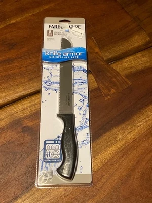 Farberware Acero Japonés 8" Pulgadas Cuchillo para Pan Armadura Cortador Cubiertos de Cocina NUEVO Foto 1 de 3