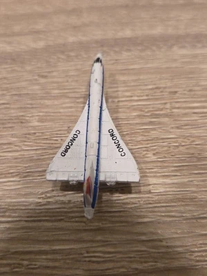 Micro Machines British Airways White Concorde Aircraft 1987 Galoob Foto 1 de 4