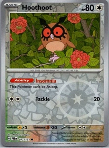 Hoothoot Common SV: Prismatic Evolutions 077/131 NM - Picture 1 of 2