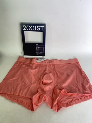 Calzoncillos boxer 2xist Sexy Sliq tiro bajo ropa interior rosa concha para hombre talla L Foto 1 de 4