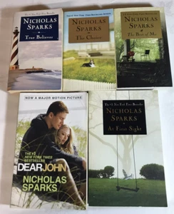 Nicholas Sparks book lot/set of 5, The Choice, The Best of Me, Dear John, etc. - Picture 1 of 5
