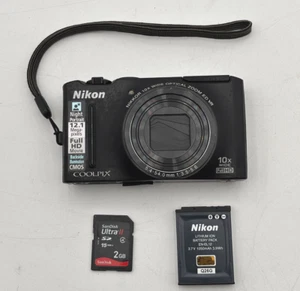 Nikon COOLPIX S8100 12.1MP Camera 10x Zoom HD Video - Works - w/ SD Card - Picture 1 of 6