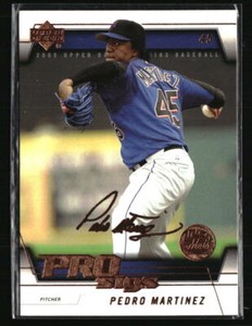 Pedro Martinez 2005 Upper Deck Pro Sigs #54  Baseball Card
