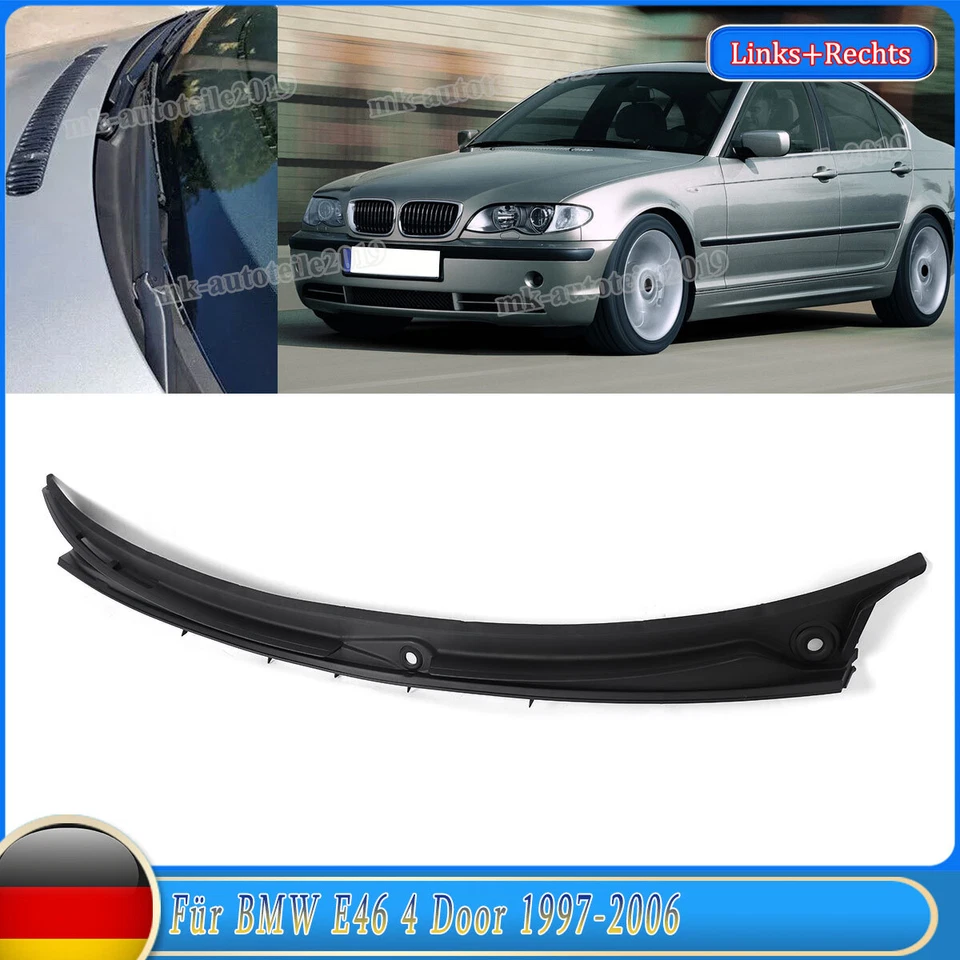 Windlauf Scheibenwischer Für BMW 3er Limo Touring E46 M3 51718208483 Vent Gugel - Bild 1 von 4