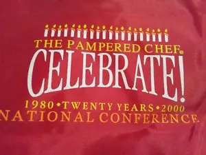 THE PAMPERED CHEF 1980 /2000 NATIONAL CONFERENCE CELEBRATE TWENTY YEARS TOTE BAG - Bild 1 von 4