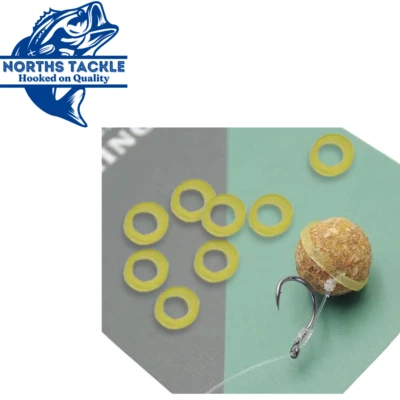 NORTHS TACKLE Pellet Köderbänder 100/Box S, M, L Karpfen Friedfischangeln Ausrüstung UK VERKÄUFER