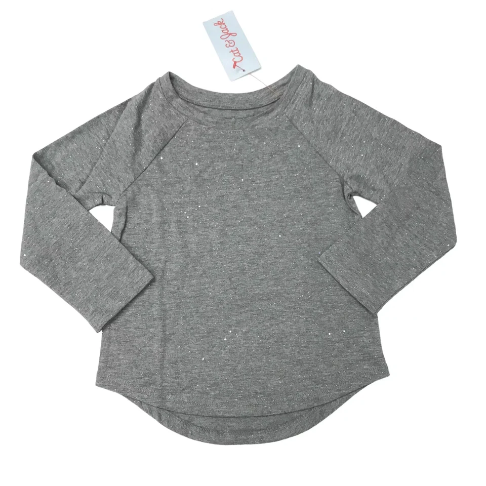 Camiseta de manga larga Cat & Jack para niñas pequeñas Elige estilo - Talla 18M, 2T, 4T, 5T Foto 1 de 1